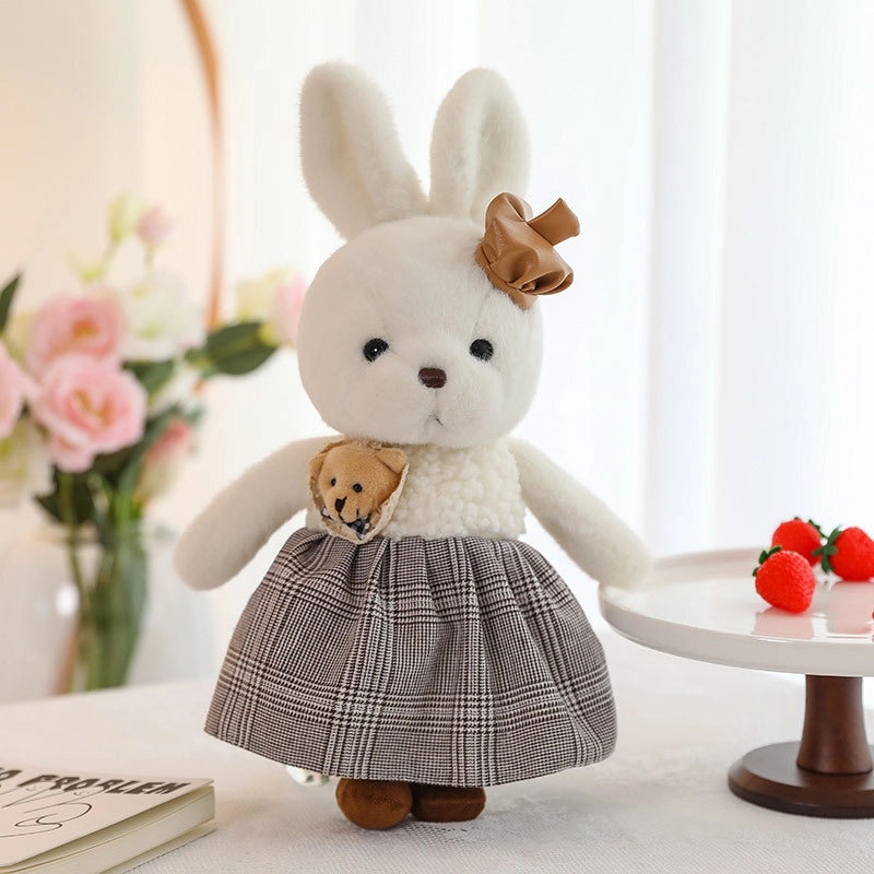 Soft Plush Rabbit and Bear Stuffed Animals Filled with PP Cotton|Toys & Hobbies > Plush Toys > Stuffed Animals