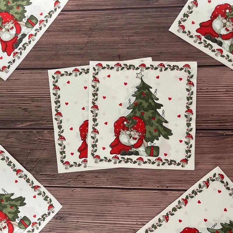 Nordic Christmas Tableware Set with Santa Claus and Tree Design|Home & Garden > Kitchen & Dining > Tableware & Serveware