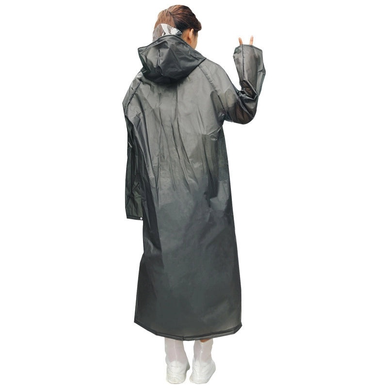 Unisex Korean Style Long Raincoat Windbreaker for Outdoor Cycling Hiking | Outdoor Apparel