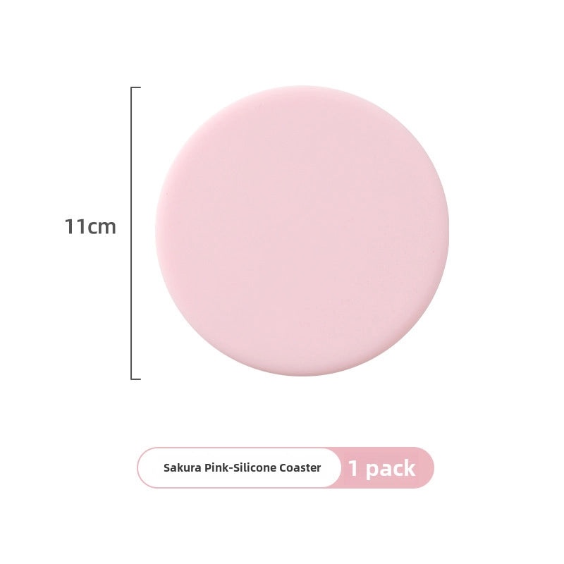 Silicone Insulated Tea Cup Mat Anti-Scald Placemat Dustproof Glass Cover Elegant Dining Table Accessory|Kitchen & Dining Accessories