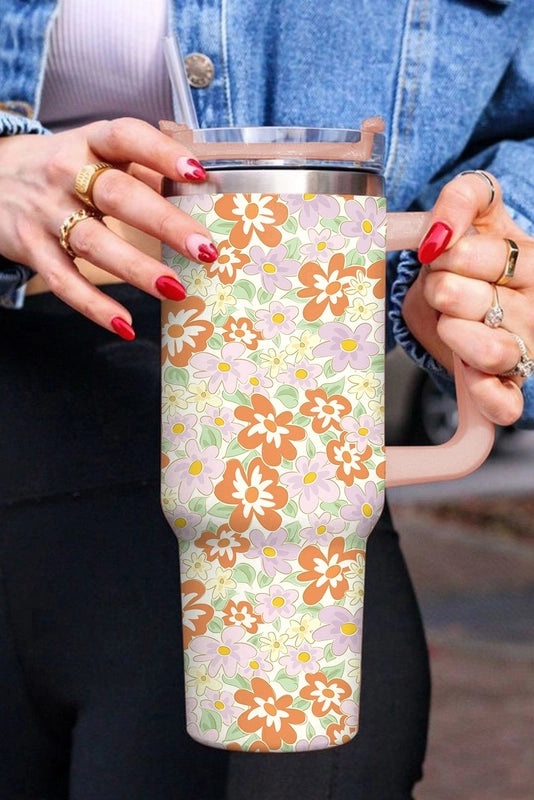 10 Pieces Casual Letter Cherry Flower Stainless Steel Accessories Set | Jewelry & Accessories