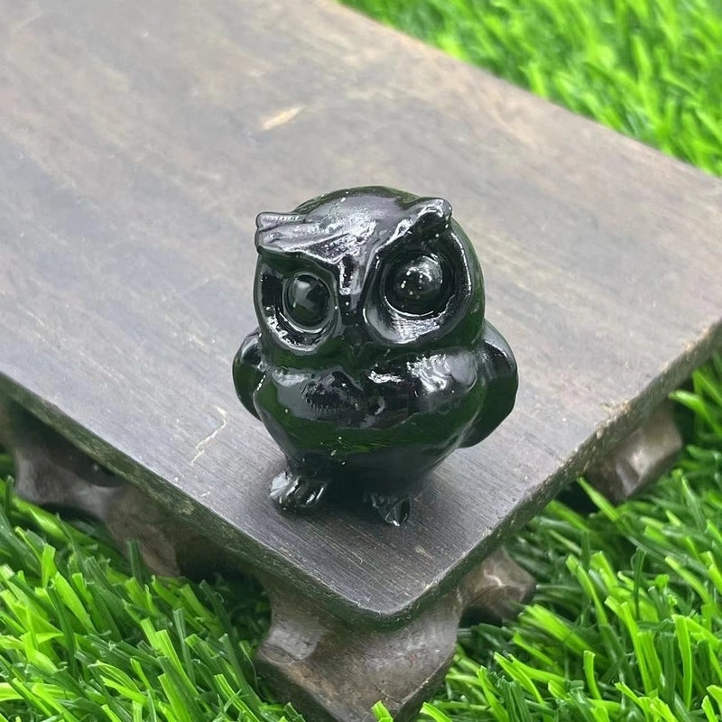 Vintage Style Owl Natural Stone Ornament for Home Decor|Home Decor & Accessories