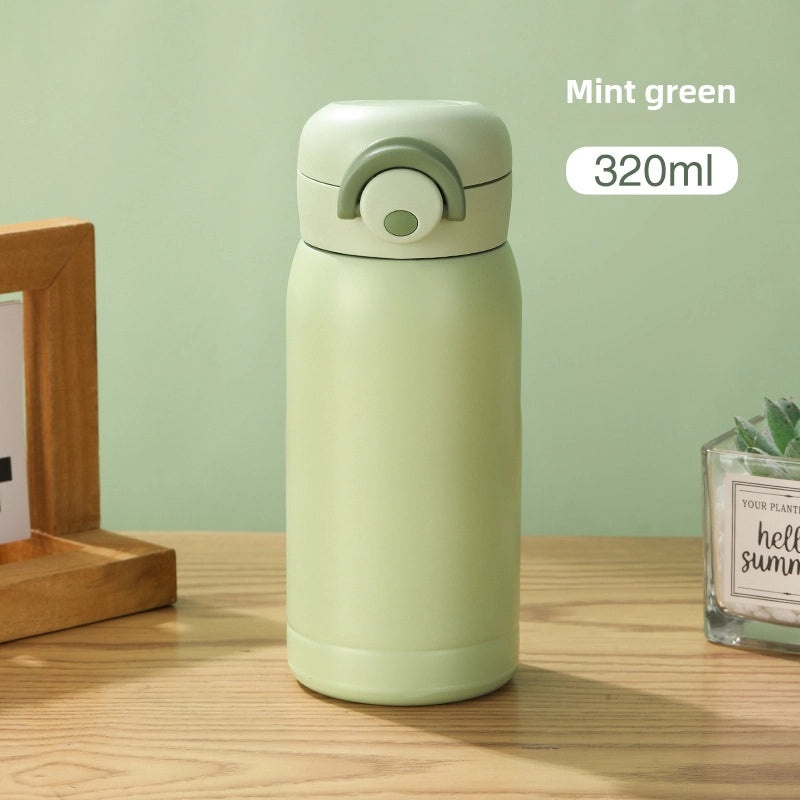 304 Stainless Steel Mini Vacuum Bottle Portable Kids Water Cup Simple Design|儿童水杯