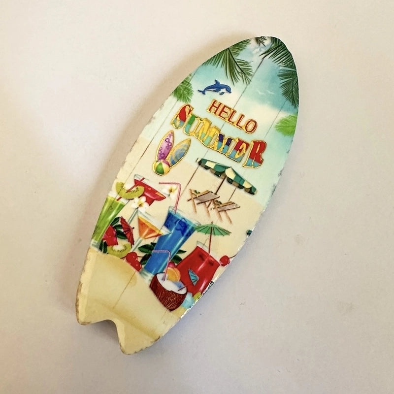 Hawaiian Tropical Art Resin Fridge Magnet | Home Decor & Kitchen Accessories