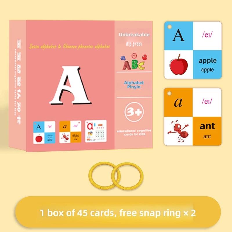 Pinyin Learning Cards for 1st Grade Initial Consonants and Vowels Spelling Training|Educational Toys & Learning Tools