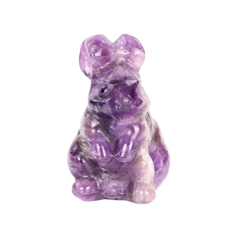 5 Pieces Minimalist Rabbit Crystal Figurines for Home Decor|Home Decor & Ornaments