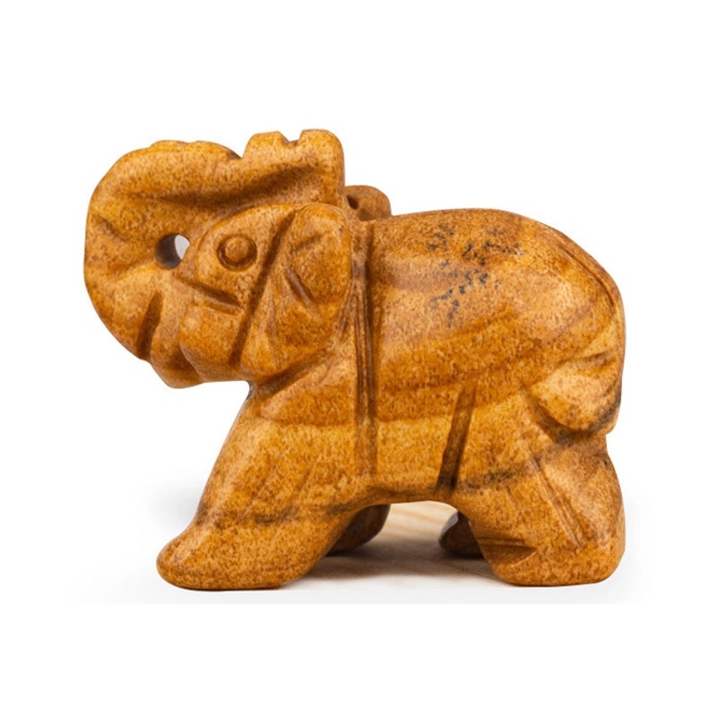 Set of 5 Minimalist Elephant Crystal Figurines | Home Decor Ornaments|Artificial Decorative Accessories|Elegant Table Decorations|Gift Ideas|Deco