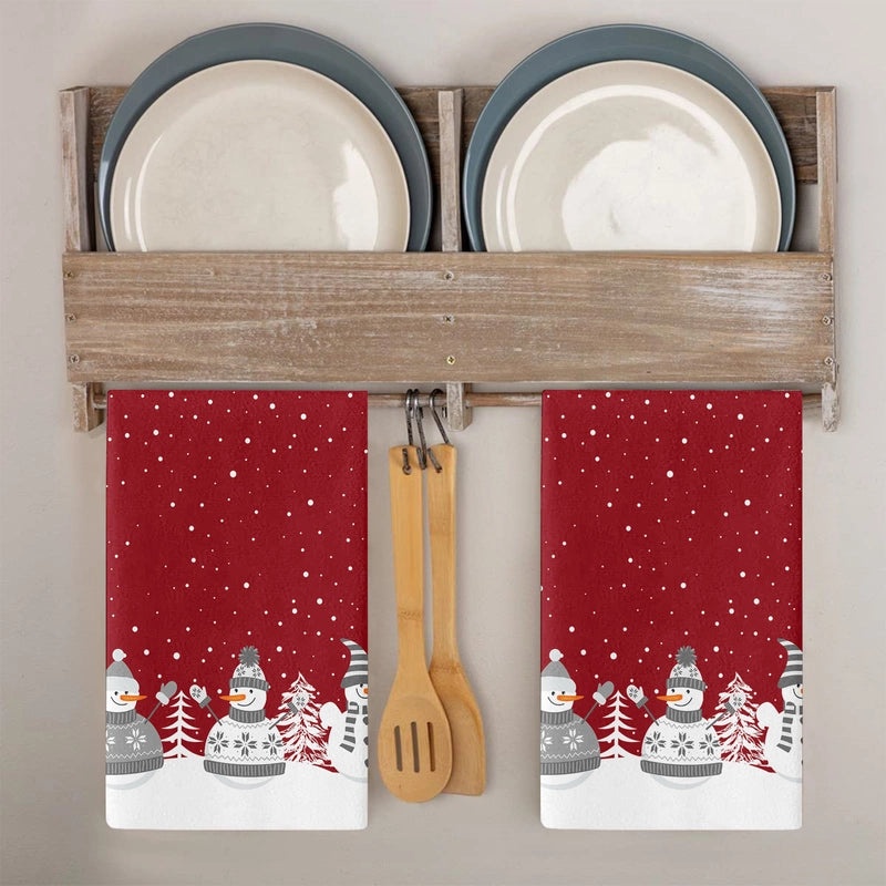 Christmas Holiday Cute Christmas Tree Soft Microfiber Towels|Home & Kitchen Textiles