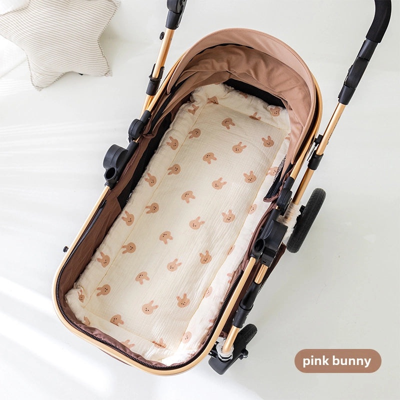Universal Baby Stroller Cushion Thickened Cotton Double-Sided Machine Washable Soft Padding|Baby Stroller Accessories