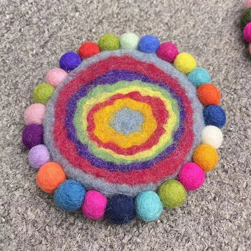 Adorable Multicolor Wool Felt Accessory 1 Piece | Handmade Jewelry Accessories