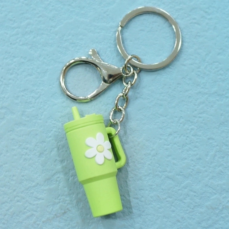 Cartoon Floral Soft Rubber Unisex Cup Charms|Drinkware Accessories