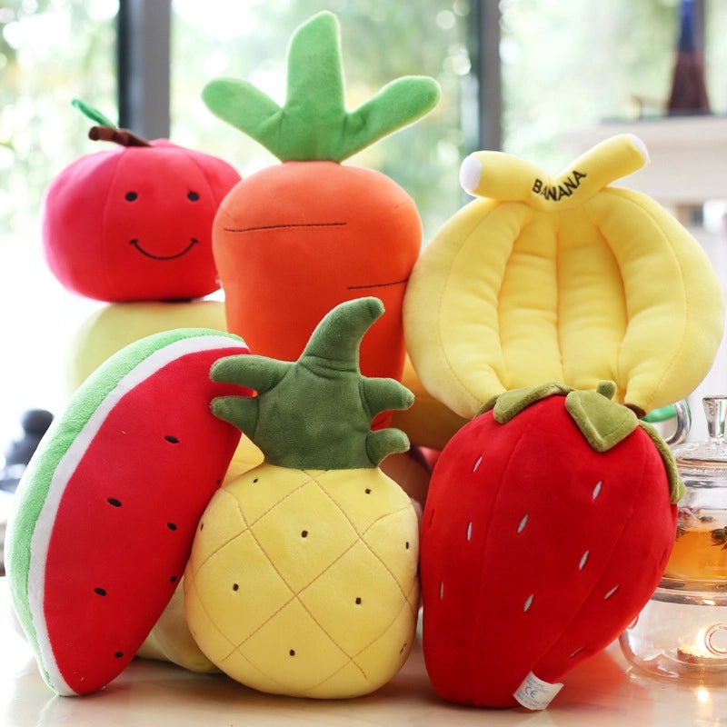 Cute Stuffed Fruits Plush Toys Apple Strawberry Watermelon Soft Down Cotton Animals | Plush Toys & Stuffed Animals