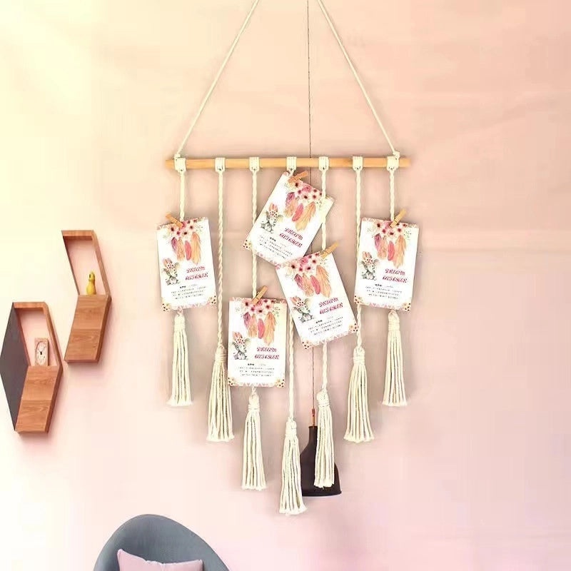 Striped Cotton Tapestry Wall Hanging for Vacation Vibes|Home Decor Wall Art