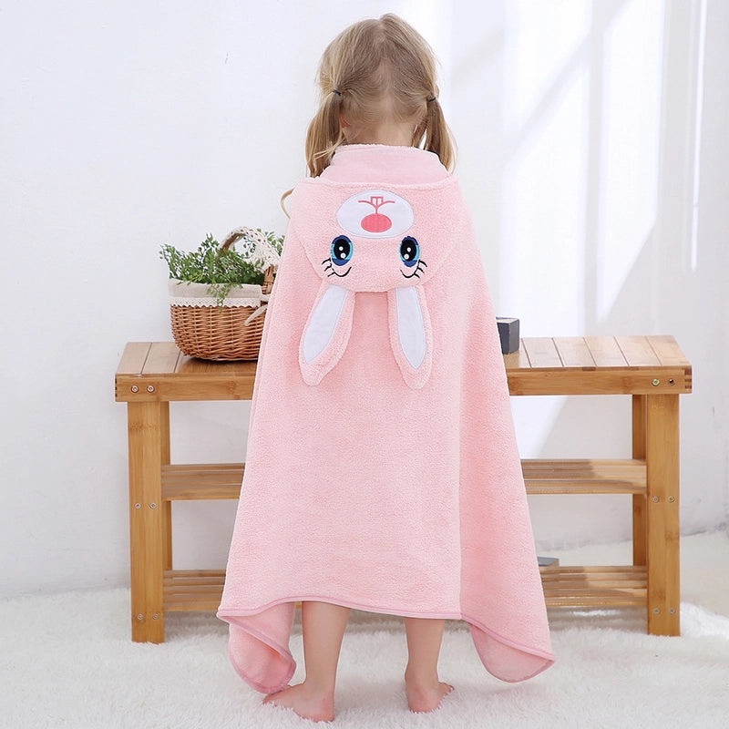 Animal Print Cotton-Polyester Bathrobe Towel for Casual Vacation Use|Bathrobes & Towels