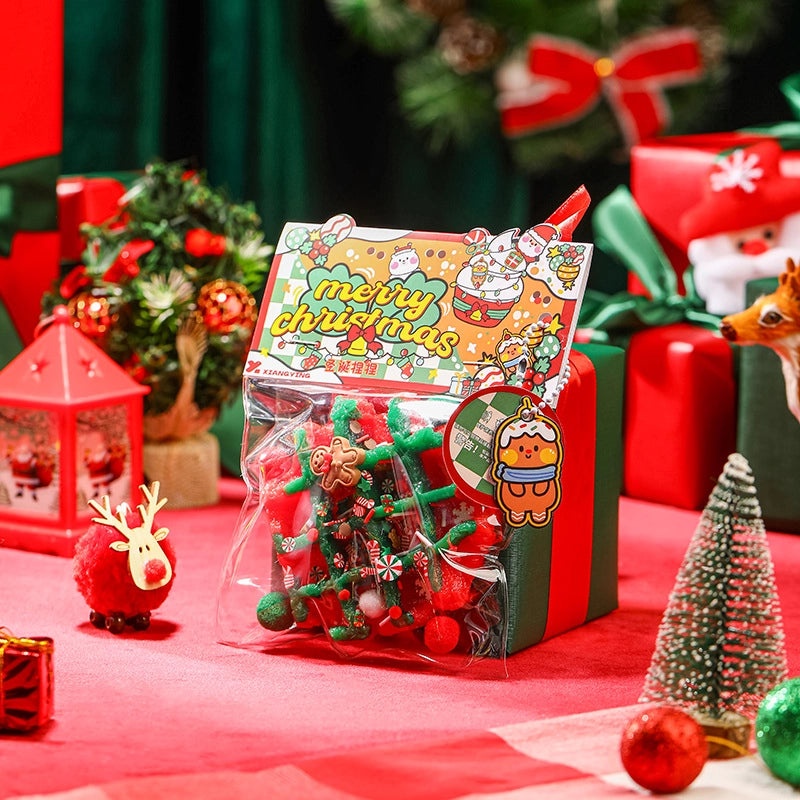 Christmas Tree Donut Fidget Toy Squeezing Stress Relief TPR Sensory Toy | Stress Relief Toys