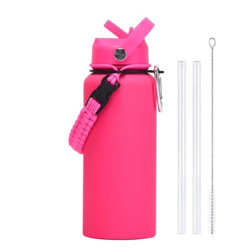Stainless Steel Water Bottle Single Piece Casual Solid Color | Drinkware & Hydration