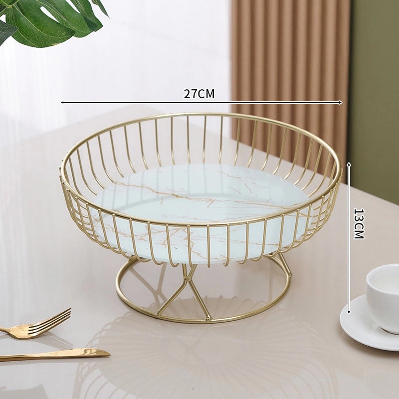 Stylish Solid Color PVC Fruit Basket for Home Decor|Home & Kitchen Storage