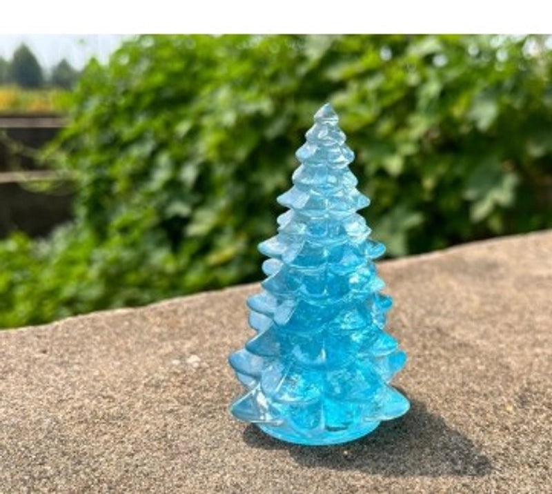 Minimalist Synthetic Resin Christmas Tree Ornaments | Holiday Decorations