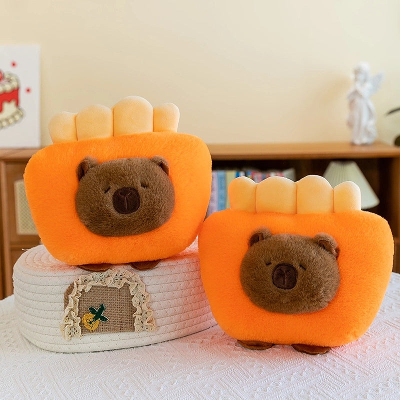 Cute Paradise Rab Plush Tote Bag Large Capacity Embroidered Shoulder Handbag|Bags & Accessories