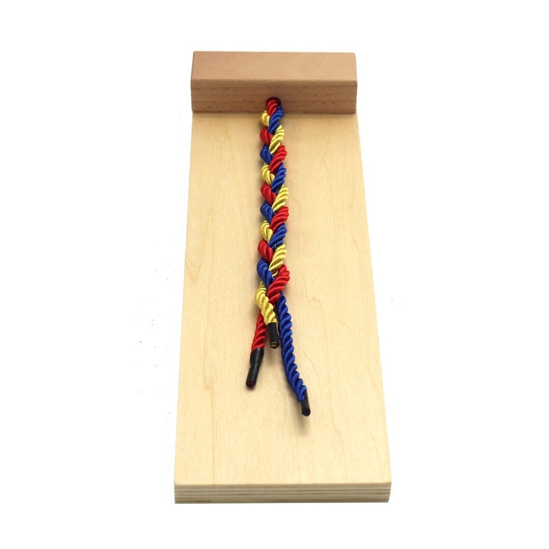 Children's Educational Braiding Toy Wooden Teaching Aid Early Learning Game for Babies|Early Education Toys