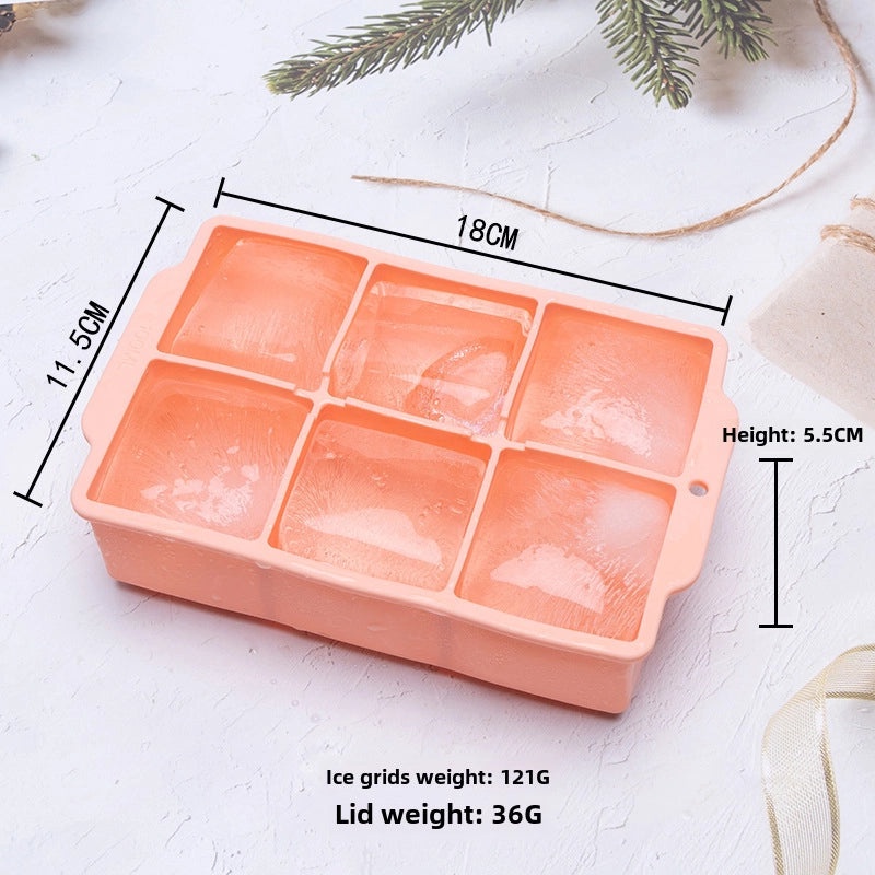 Food Grade Silicone Ice Cube Mold 6 Large 5CM Whisky Cubes | Kitchen & Dining Accessories