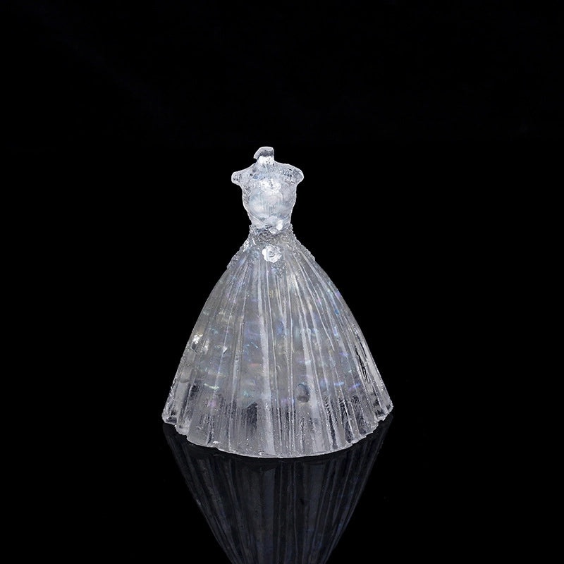 Romantic Minimalist Dress Resin Ornaments Elegant Synthetic Decorative Accessories|Home Decor Ornaments
