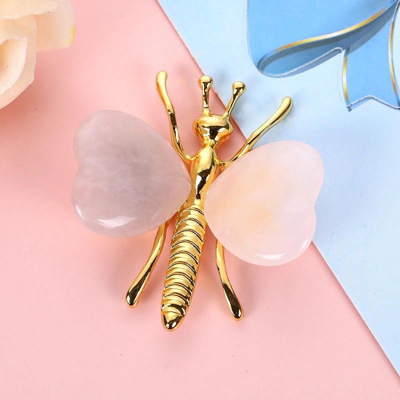 Delicate Butterfly Amethyst Necklace Charming Artificial Jewelry Decor | Jewelry & Accessories