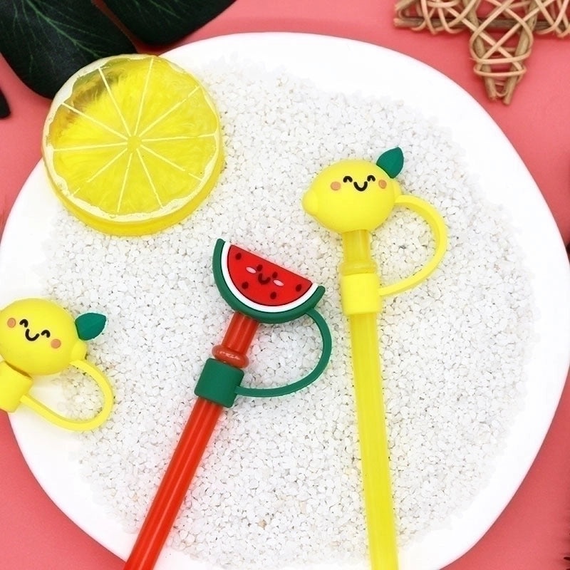 Adorable Animal & Fruit Silicone Straw Single Pack|Drinkware & Bar Accessories