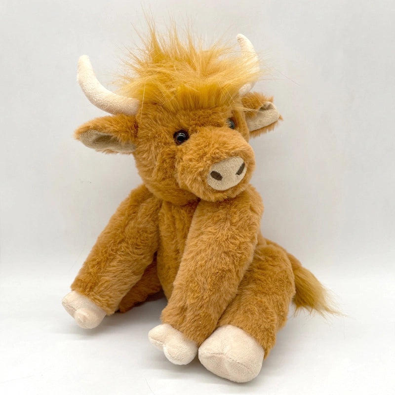 Scottish Highland Cow Plush Toy|Stuffed Animals & Plush Toys