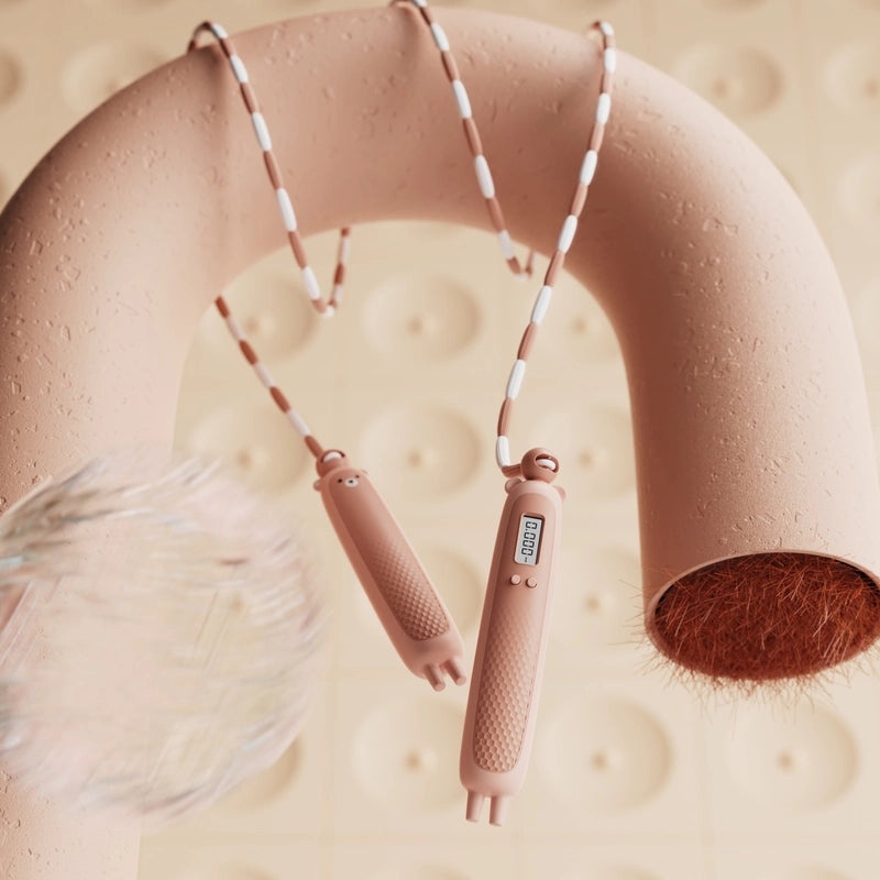 Kids Adjustable Bamboo Bead Jump Rope Cartoon Design for Kindergarten and Primary School Sports|Children's Sports Equipment