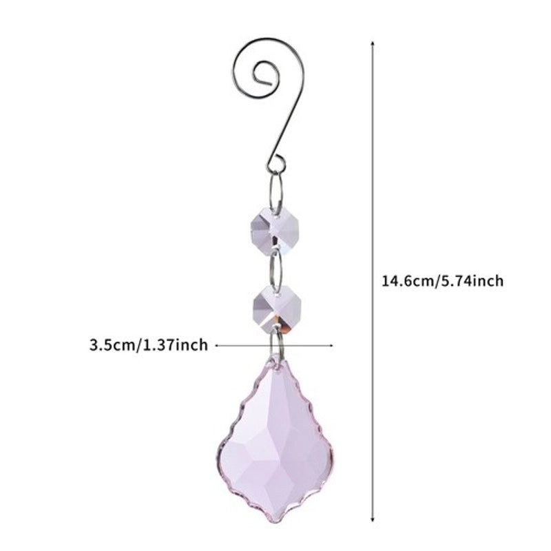 Minimalist Geometric Color Block Crystal Pendant Necklace|Jewelry & Accessories