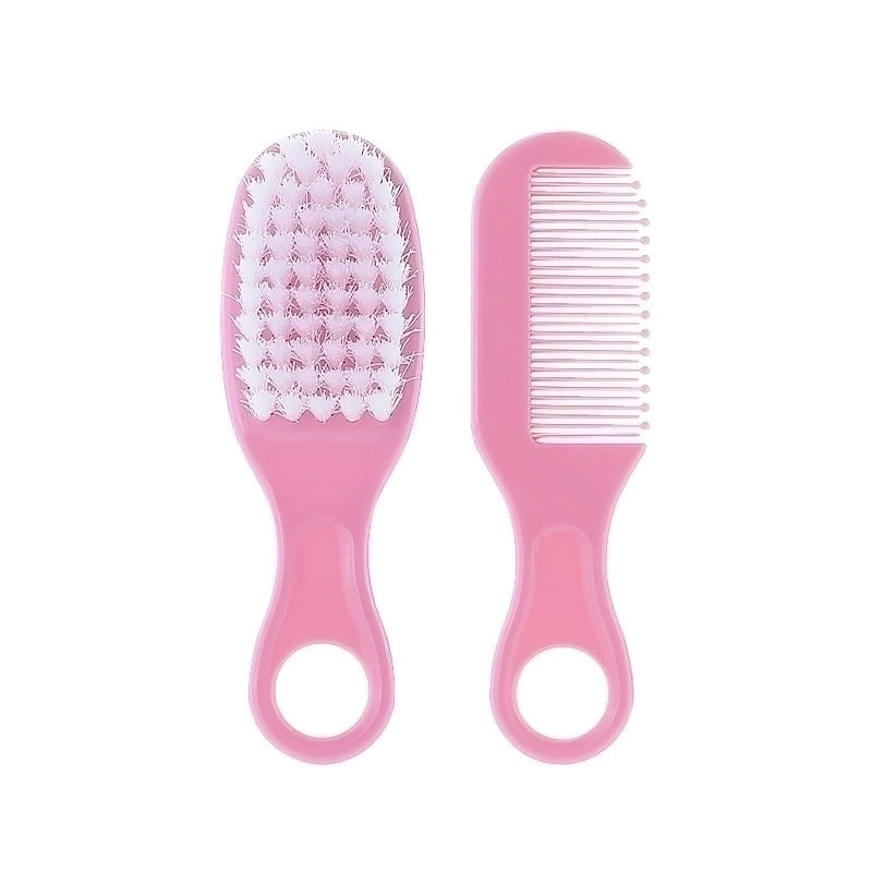Simple Solid Color Plastic Baby Hair Comb | Baby Care Accessories
