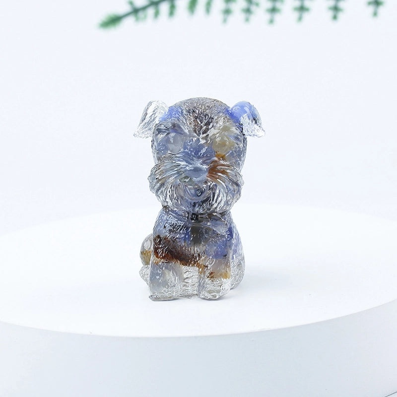Adorable Dog Shaped Crystal Figurines for Home Decor|Decorative Figurines