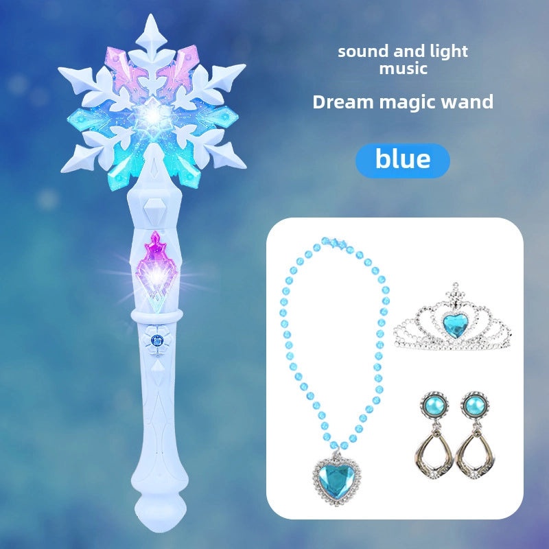 Girls Christmas Snowflake Glow Stick Magic Wand Toy for Kids|Kids Toys & Games