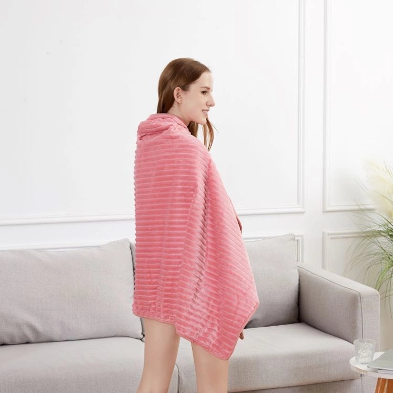 Wireless USB Heated Shawl Blanket Large Size Electric Leg Warmer with Power Bank | Heated Blankets & Shawls