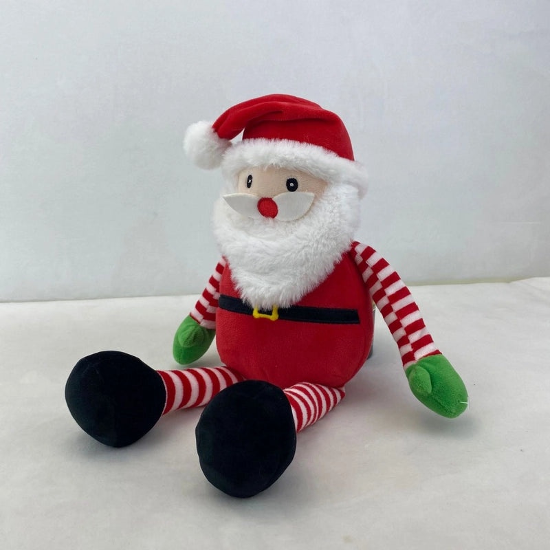 Christmas Plush Santa and Snowman Dolls Soft Holiday Decoration Small Gift|Holiday Decorations & Gifts