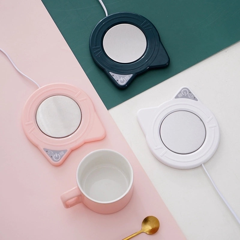 Adorable Cat Pattern Stainless Steel Pet Heating Mat|Pet Supplies Heating Pads