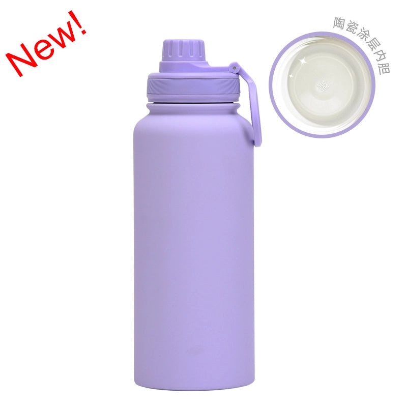 Stylish Solid Color Stainless Steel Vacuum Flask 1pc|Home & Kitchen Accessories