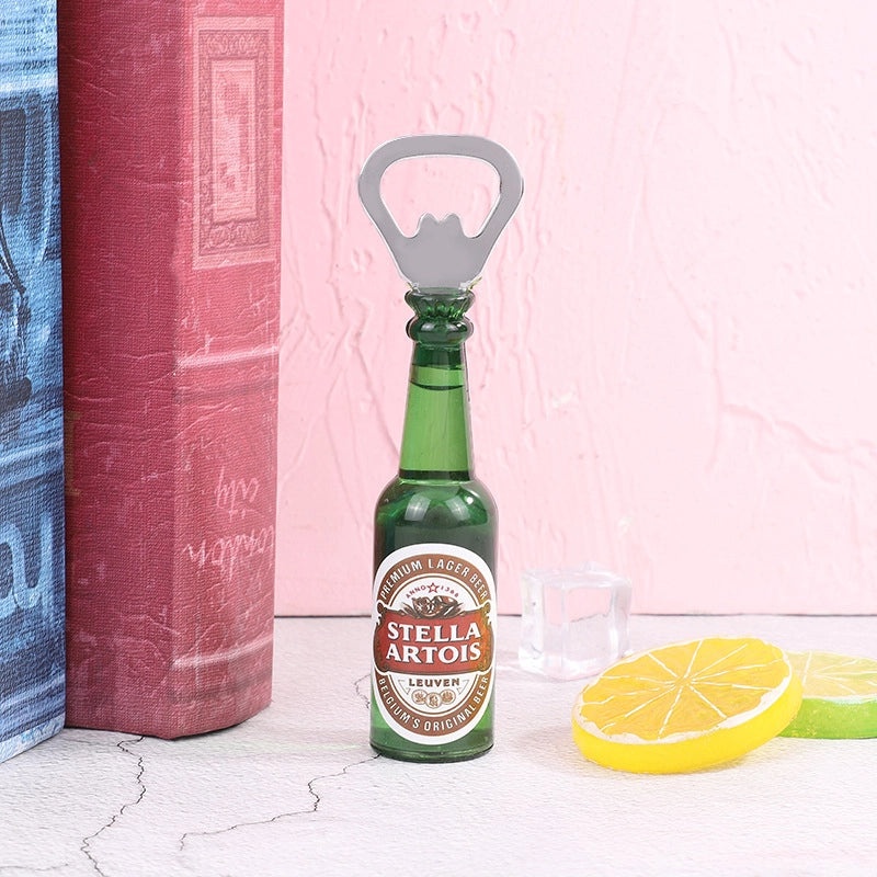 Creative Mini Beer Bottle Opener Refrigerator Magnet Personalized Home Bar Tool | Kitchen & Dining Accessories