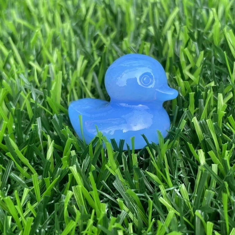 Retro Duck Natural Stone Ornament Cute Decorative Artificial Sculpture|Home Decor