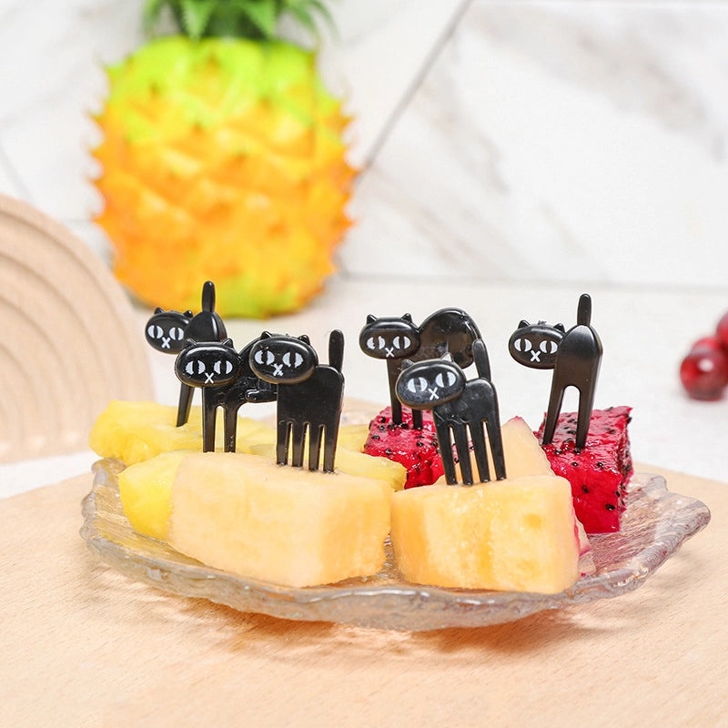 Cartoon Fruit Mini Fork Japanese Style Cute Kids Snack Pick|Kitchen & Dining Accessories