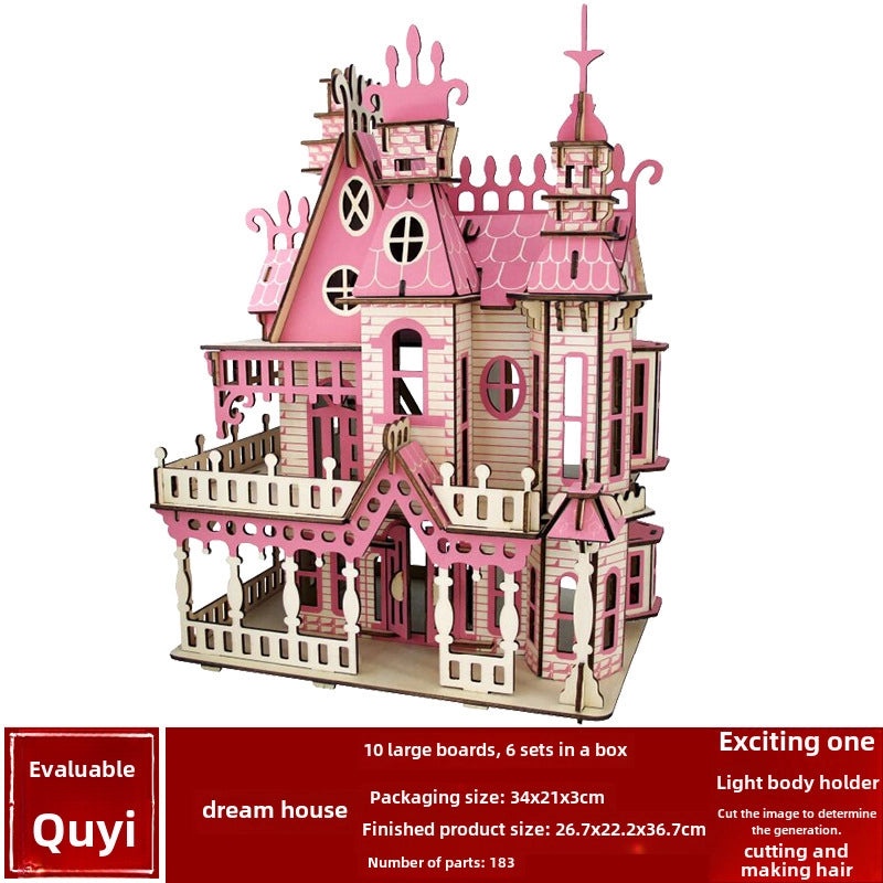 Handmade Wooden 3D Puzzle for Kids and Adults | Educational Toys & Games