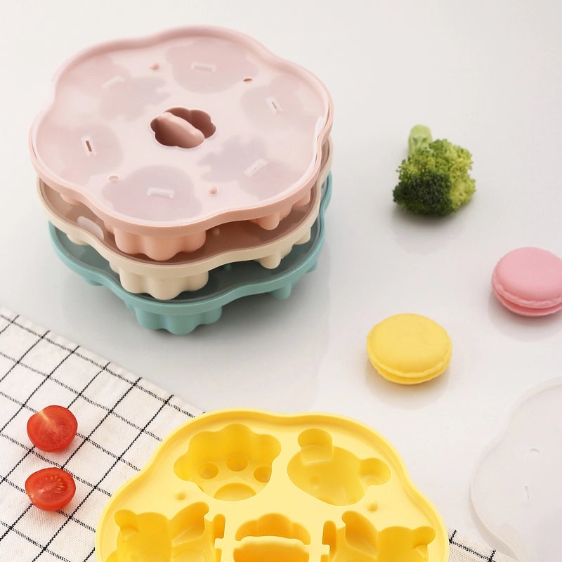 Baby Silicone Cat Claw Steamed Cake Mold for Infant Food Baking | Baby Feeding Accessories