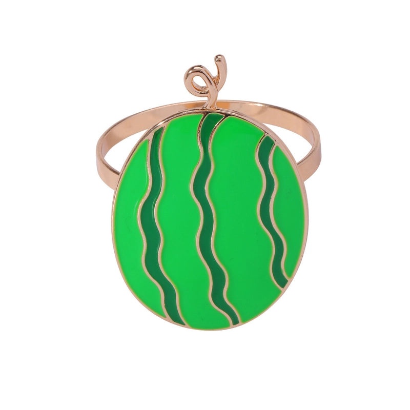 Elegant Cherry Fruit Alloy Napkin Ring for Casual Dining | Tableware & Dining Accessories