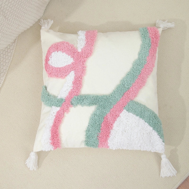 Striped Minimalist Canvas Pillow Covers for Couch and Sofa | Home Decor Accessories