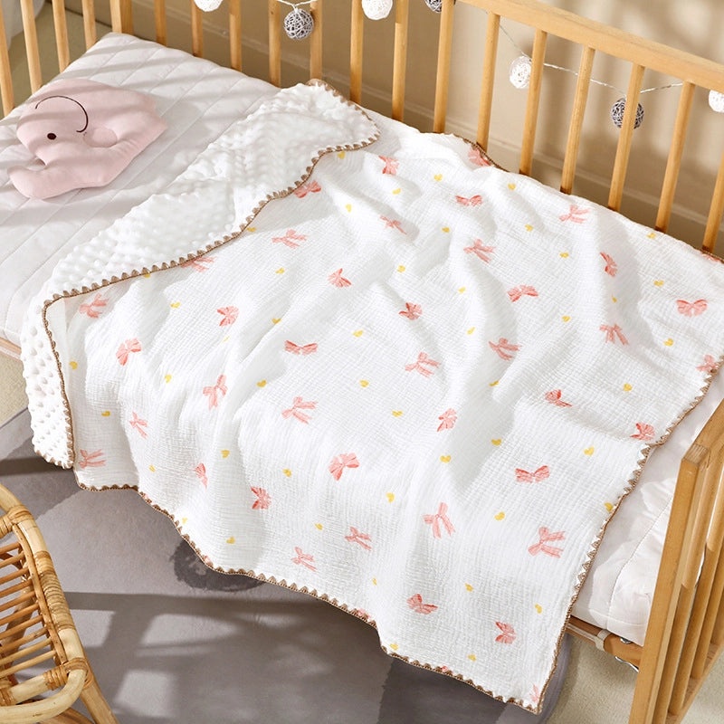 Adorable Animal Print Striped Solid Cotton Baby Bedding Set|Baby Bedding & Accessories