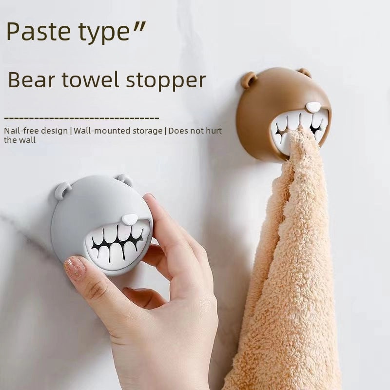 Bear Shaped Towel Hook for Bathroom and Kitchen | Home Organization & Storage