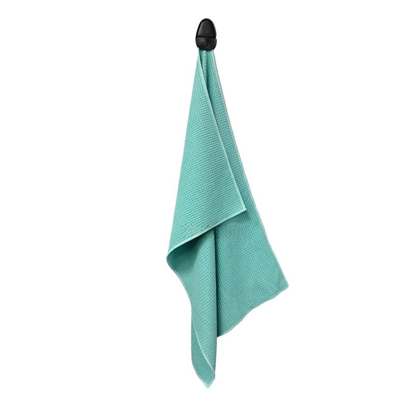 Magnetic Microfiber Golf Towel with Waffle Texture Pineapple Plaid Ball Cleaner | Golf Accessories