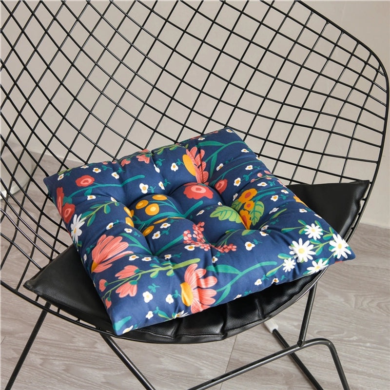 Printed Thickened Chair Cushion for Office, Dining, Student Seats | Home & Office Seating Accessories