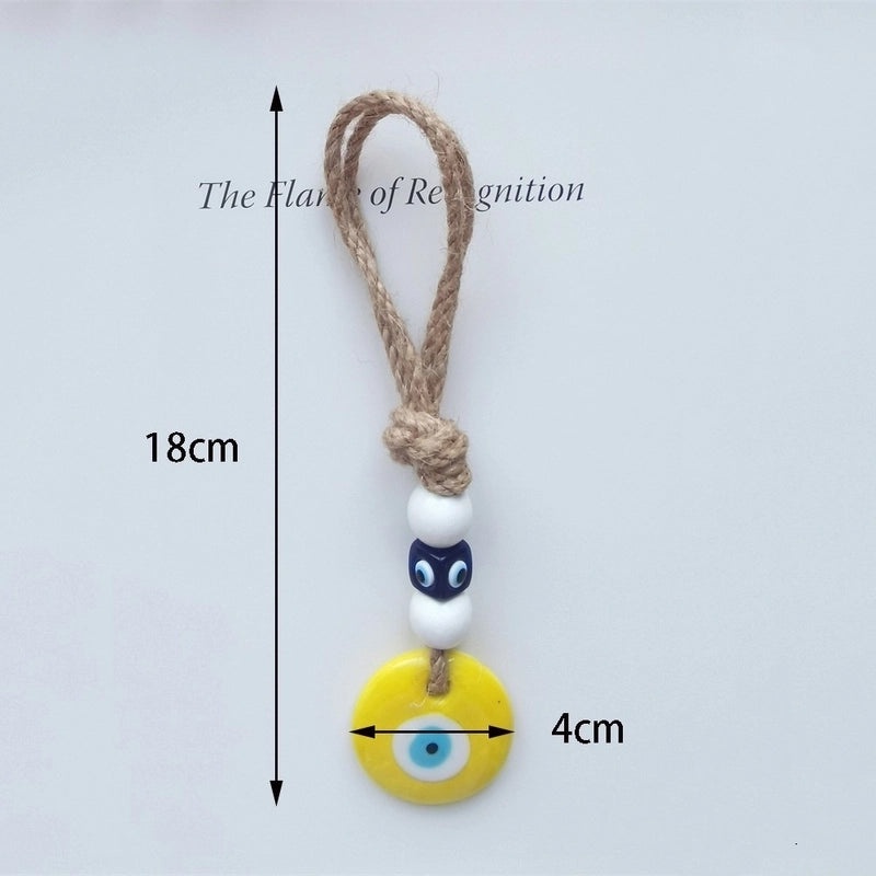 Devil's Eye Heart Glass Pendant Charming Artificial Decoration for Accessories|Jewelry & Accessories